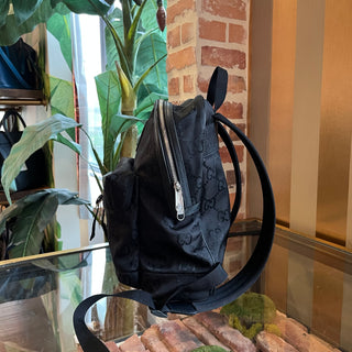 GUCCI Small Off The Grid Black GG Nylon Backpack Bag