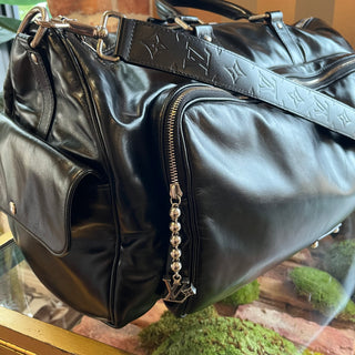 LOUIS VUITTON Keepall Cargo Bandoulière 50 Calf Leather Duffel Bag
