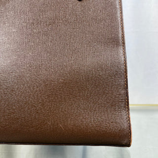 BURBERRY Vintage Haymarket Check Shadow Horse Brown Tote