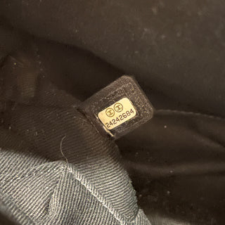 CHANEL Urban Shopping Small Black Grained Vegetal Calfskin Tote