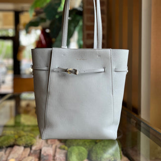 GIVENCHY Voyou North South Small Light Grey Calfskin Tote