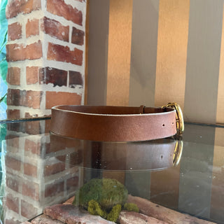 GUCCI GG Marmont Brown Faded Leather Wide Belt SZ 70/28