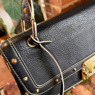 LOUIS VUITTON Le Talentueux Black Suhali Leather Shoulder Bag