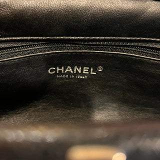 CHANEL Timeless Quilted Caviar Clutch