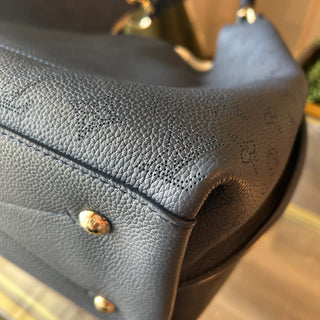 LOUIS VUITTON Blue Monogram Carmel Shoulder Bag