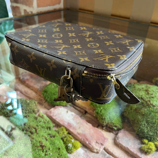 LOUIS VUITTON Monte Carlo Brown Monogram Canvas Jewelry Case