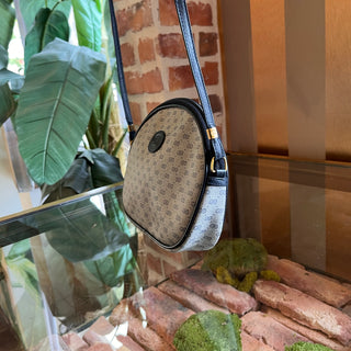 GUCCI Vintage Mini GG Supreme Blue Crossbody Bag
