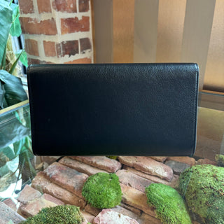 SAINT LAURENT Black Belle De Jour Clutch