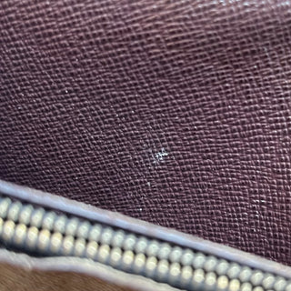 LOUIS VUITTON Brazza Taiga Leather Wallets w/ Intials