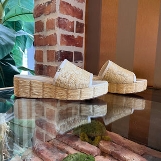 VALENTINO White Leather Espadrilles SZ 39 (US 9)