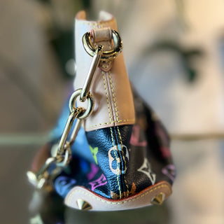LOUIS VUITTON Black Multicolor Judy PM