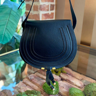 CHLOE Black Leather Marcie