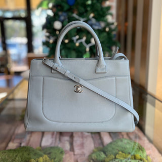 CHANEL Neo Executive Gray Caviar Tote