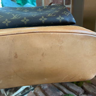 LOUIS VUITTON Montsouris GM Brown Monogram Canvas Drawstring Backpack