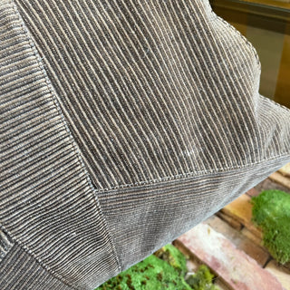 FENDI Trapeze Brown Corduroy Vintage Tote
