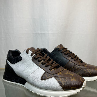 LOUIS VUITTON Runaway LV Tricolor Monogram Sneakers SZ 37.5 Men's