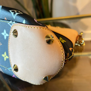 LOUIS VUITTON Black Multicolor Judy PM