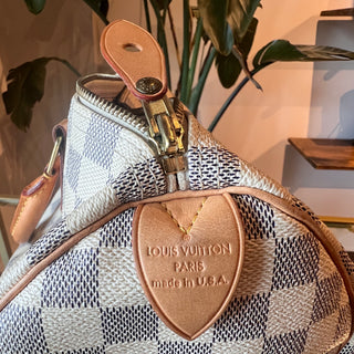 LOUIS VUITTON Speedy 35 Damier Azur