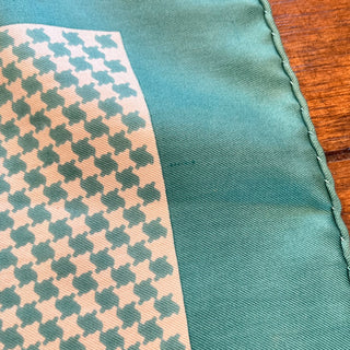 HERMES Set Green Pocket Square