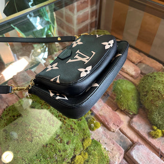 LOUIS VUITTON Multi Pochette Accessoires Bicolor Empriente Monogram Crossbody