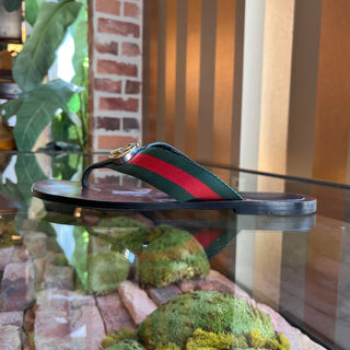 GUCCI Vintage Web Interlocking G Flat Thong Sandals SZ39.5(9.5US)