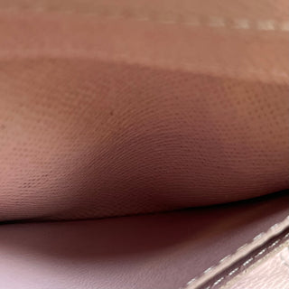 LOUIS VUITTON Zoe Brown Pink Monogram Canvas Compact Wallet