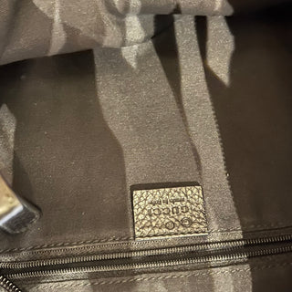 GUCCI Green GG Monogram Canvas Hobo Bag