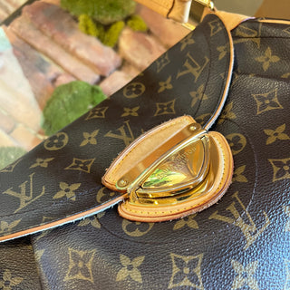 LOUIS VUITTON Beverly MM Brown Monogram Canvas Shoulder Bag