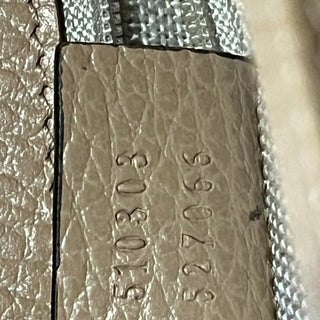 GUCCI Medium Beige Interlocking G Dollar Calfskin Leather Shoulder Bag