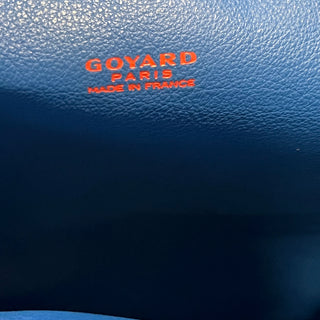 GOYARD Anjou PM Blue Goyardine Canvas Reversible Tote