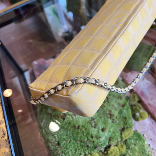 CHANEL Travel Line Yellow East West Nylon Shoulder Bag