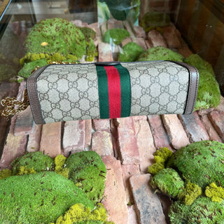 GUCCI Ophidia GG Medium Monogram Canvas Shoulder Bag