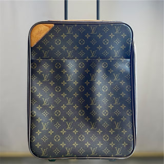 LOUIS VUITTON Pegase 50 Brown Monogram Canvas Suitcase