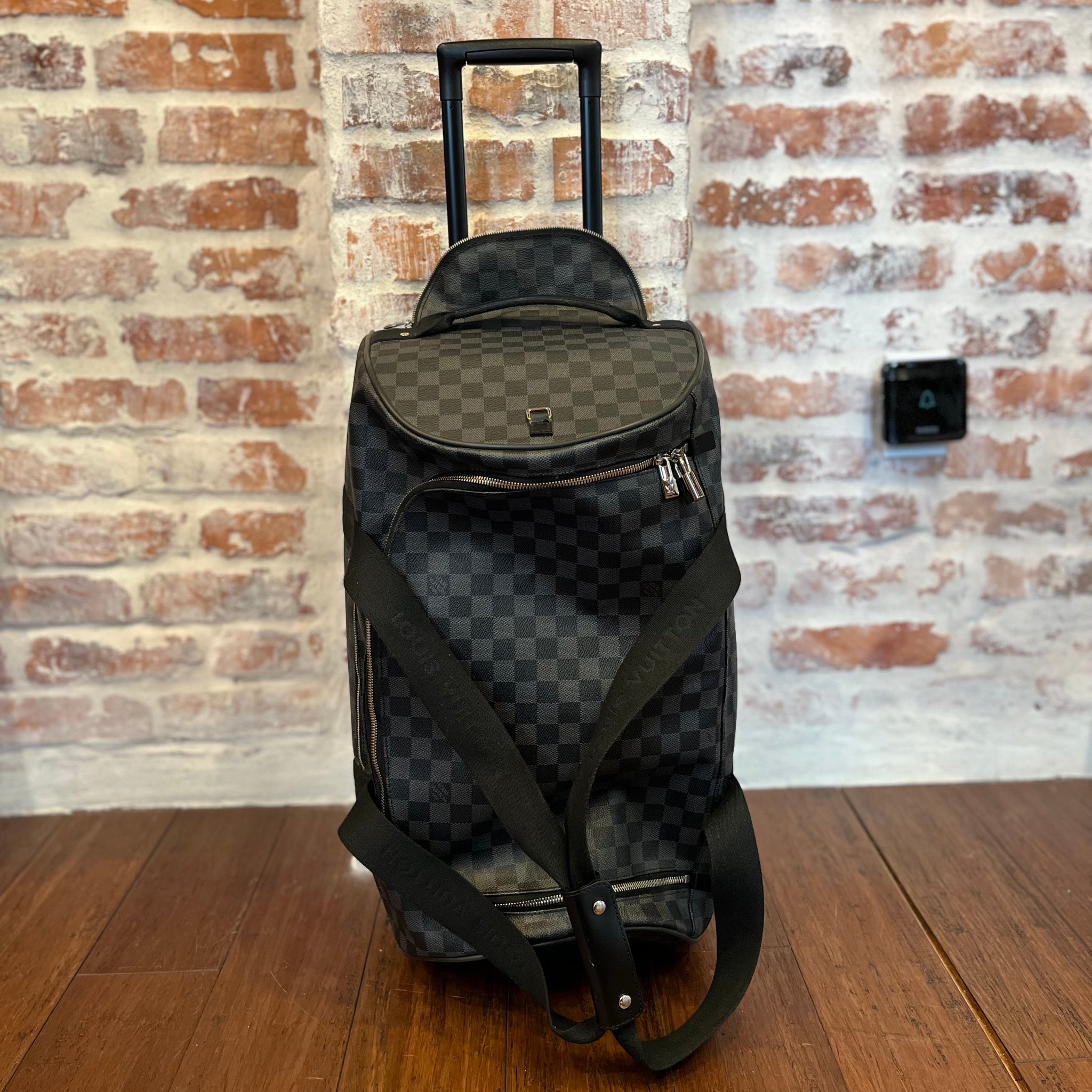 LOUIS VUITTON Damier Graphite Canvas Horizon Soft Duffle 55 - The