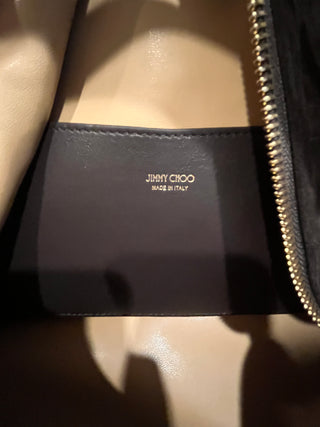 JIMMY CHOO Ana Brown Suede Hobo