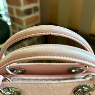 DIOR Pink Cannage Stitch Bag