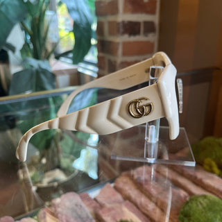 GUCCI Marmont GG0808S 002 White Sunglasses