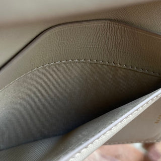 GIVENCHY Cut 4G Beige Leather Wallet