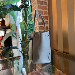CELINE Small Phantom Belt Cabas Mineral Soft Grained Calfskin Tote
