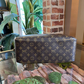 LOUIS VUITTON Deauville Brown Monogram Canvas Satchel