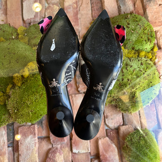 PRADA Bow Polka Dot Heels SZ37.5(7.5US)