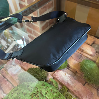 PRADA Black Nylon Belt Bag