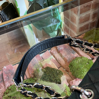 CHANEL GST Grand Shopper Black Caviar Leather Quilted Tote