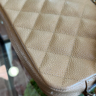 CHANEL Beige Camera Caviar Crossbody DIA312
