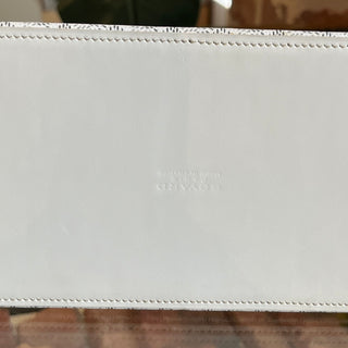 GOYARD Mini Vendome PM White Goyardine Top Handle Bag