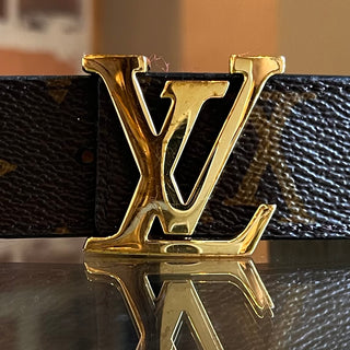 LOUIS VUITTON Monogram Reversible Belt SZ 90/36