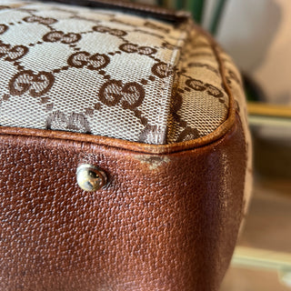 GUCCI GG Canvas Top Handle Bag