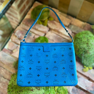 MCM Blue Pochette