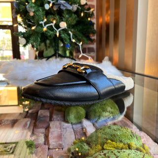 GUCCI Ariel Shearling Slip On Loafers SZ40.5(10.5US)