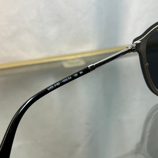 VERSACE MOD2180 1000/5A Black Acetate Oversized Rimless Shield Sunglasses